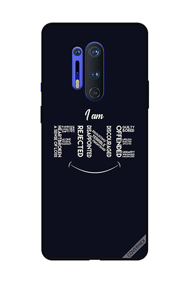 غطاء حماية لهاتف OnePlus 8 Pro، أنا بخير، مرفوض