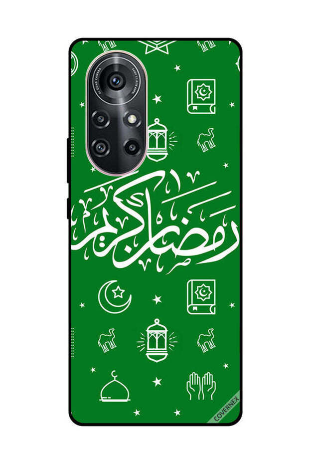 غطاء حماية لهاتف هواوي نوفا 8 برو 5G - رمضان كريم - أخضر