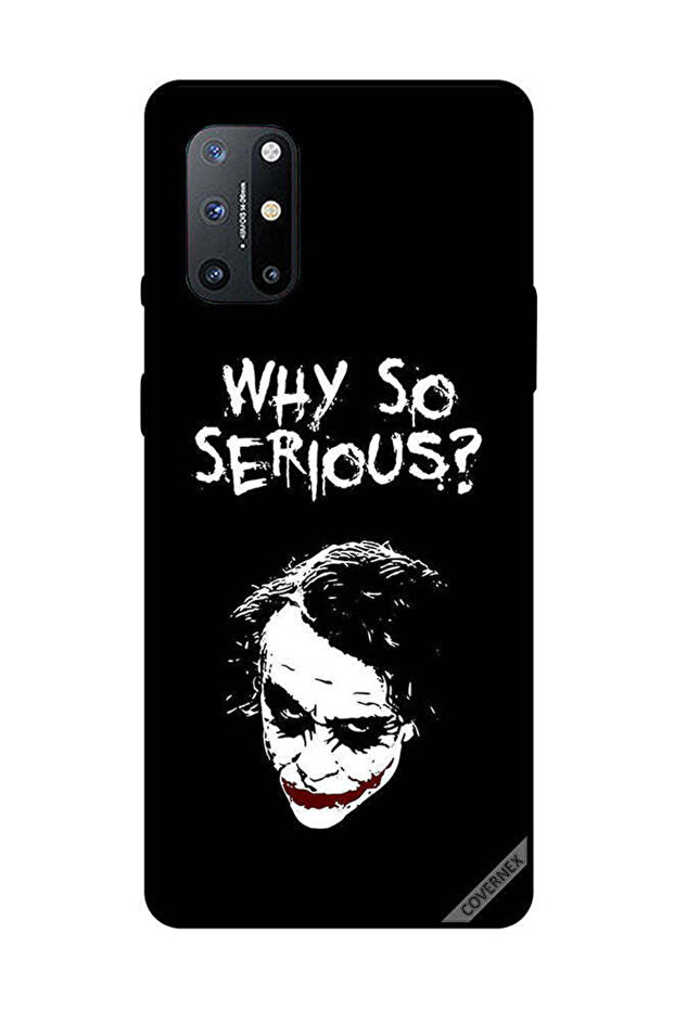 غطاء حماية لهاتف OnePlus 8T لماذا هذا الجدية بالأبيض والأسود
