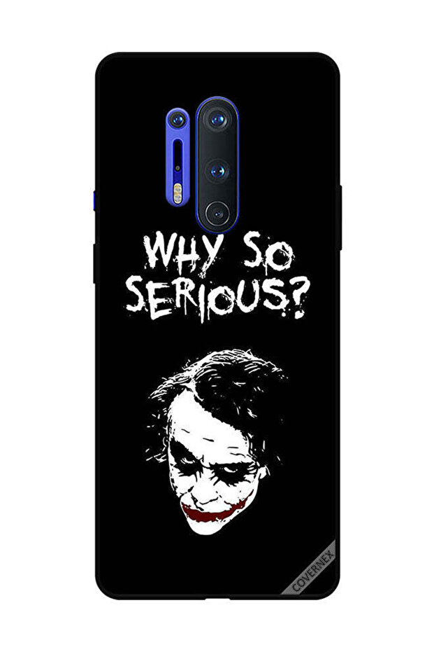 غطاء حماية لهاتف OnePlus 8 Pro لماذا هذا الجدية بالأبيض والأسود