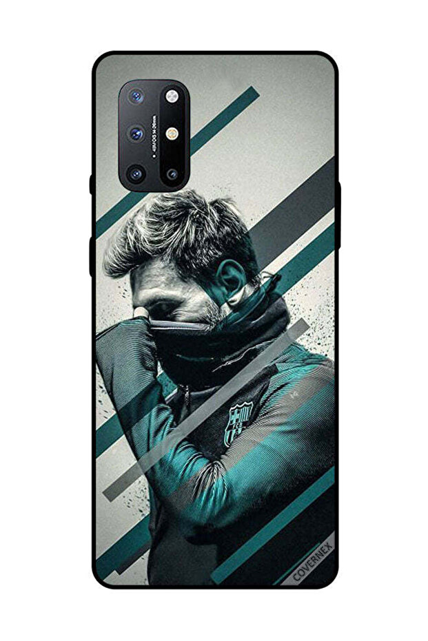 غطاء حماية لهاتف OnePlus 8T وجه ميسي المختبئ