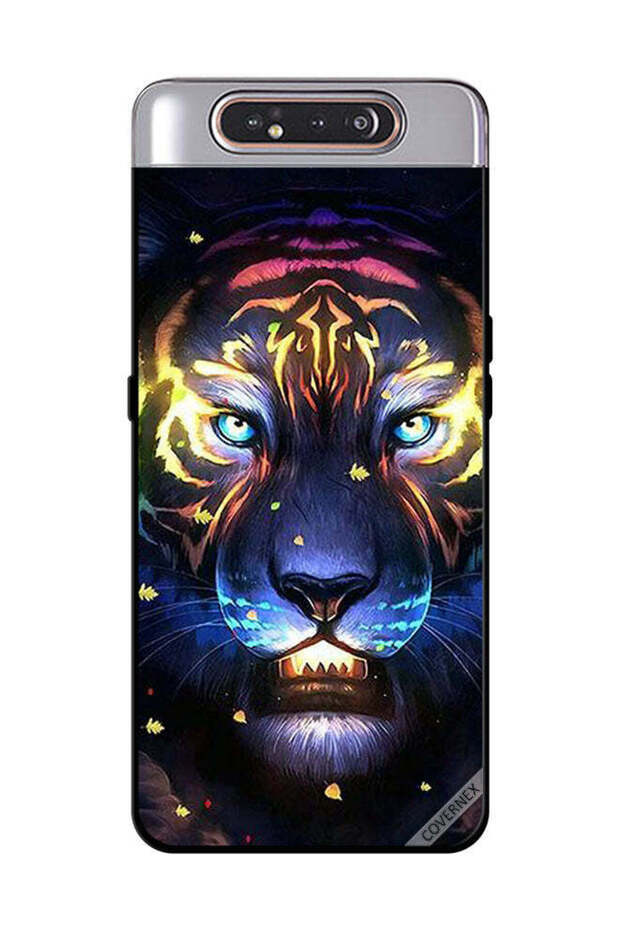 غطاء حماية لهاتف سامسونج جالكسي A80 - أسد الإضاءة