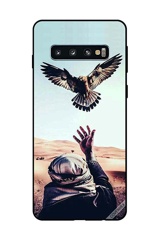 غطاء حماية لهاتف سامسونج جالاكسي S10 النسر يعود إلى اليد