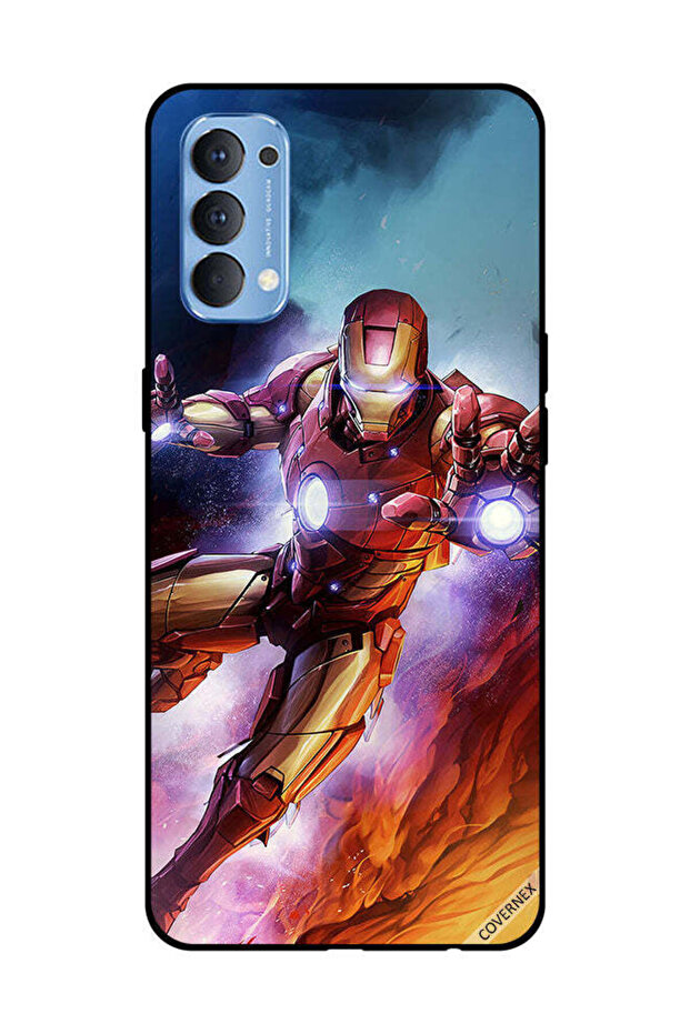 غطاء حماية لهاتف OPPO Reno 4 4G Iron Man