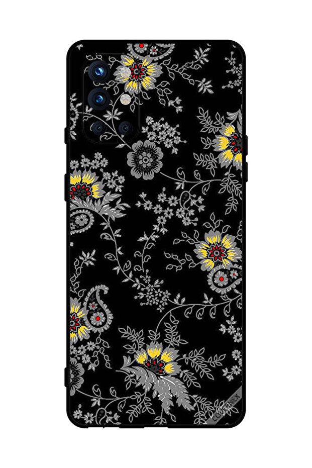 غطاء حماية لهاتف OnePlus 9R رمادي زهري أسود