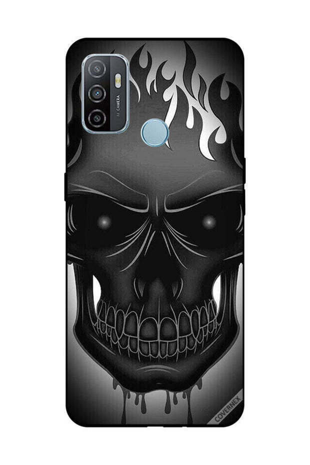 غطاء حماية لهاتف OPPO A53/A53S - رسمة رأس