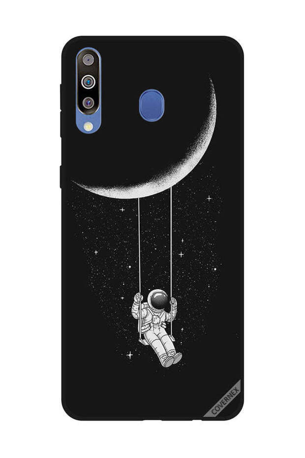 Protective Case Cover For Samsung Galaxy M30 Moon Swing