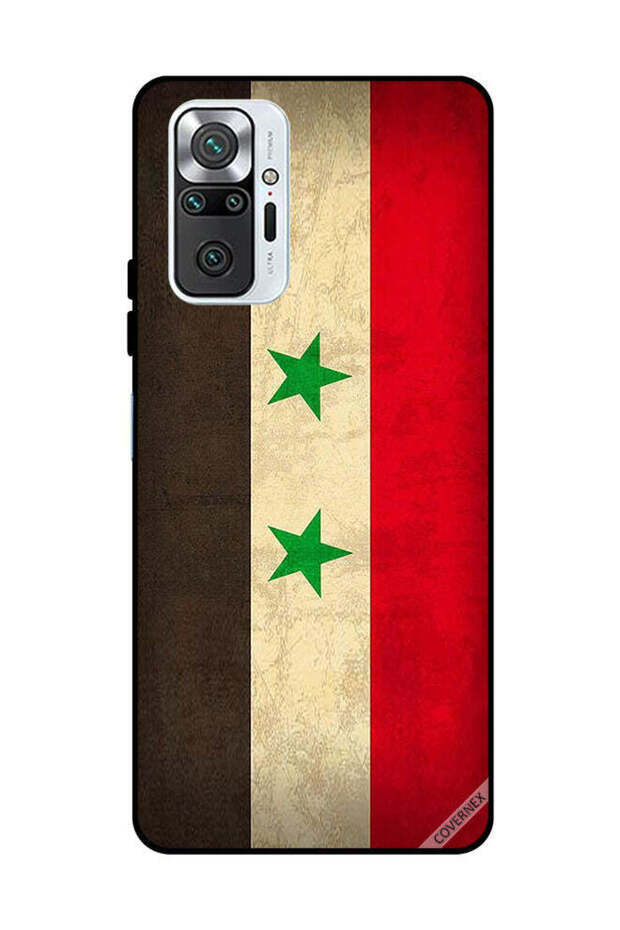 غطاء حماية لهاتف شاومي ريدمي نوت 10 برو 4G علم سوريا