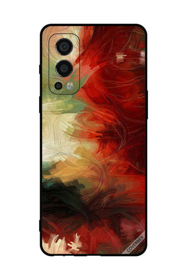 غطاء حماية لهاتف OnePlus Nord 2 5G بخلفية فنية