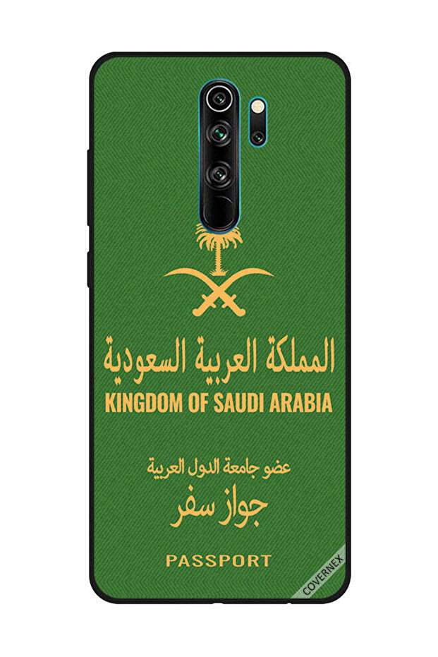 غطاء حماية لهاتف شاومي ريدمي نوت 8 برو - جواز سفر المملكة العربية السعودية