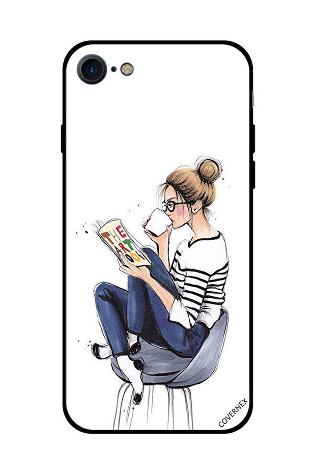 غطاء حماية لجهاز iPhone SE 2020 جاهز للكتاب الفني