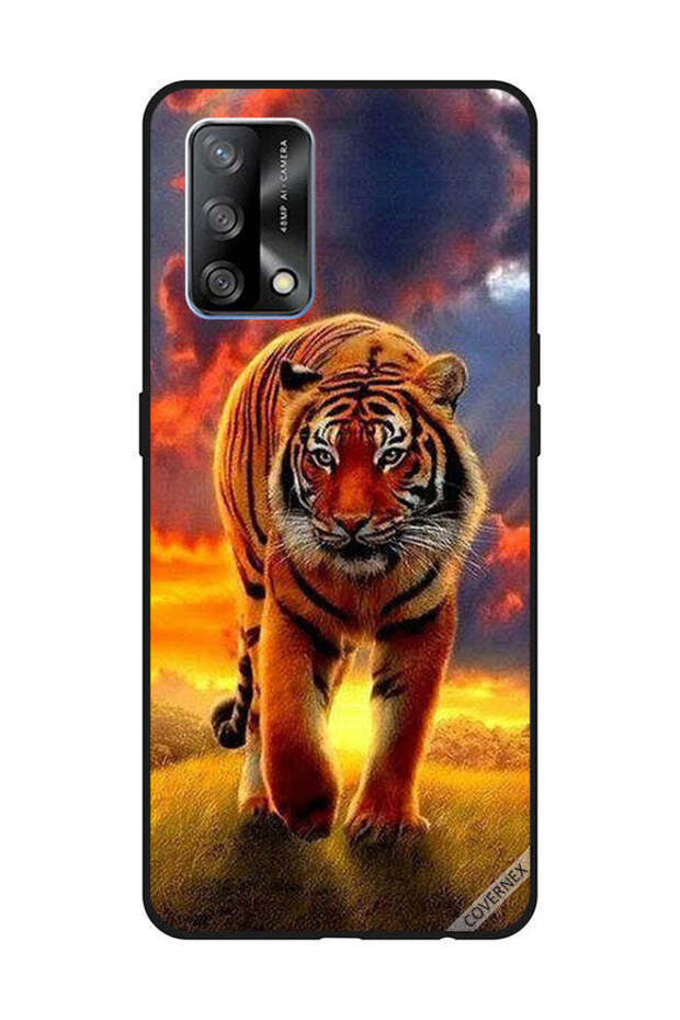 غطاء حماية لهاتف OPPO A74/F19 4G Leopard