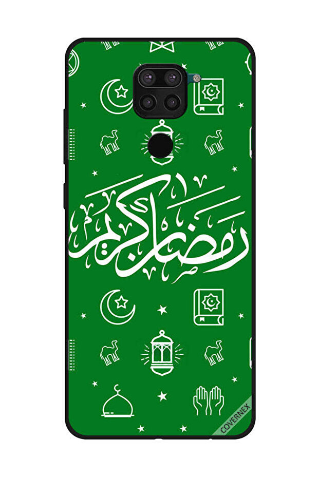 غطاء حماية لهاتف شاومي ريدمي نوت 9 - رمضان كريم - أخضر