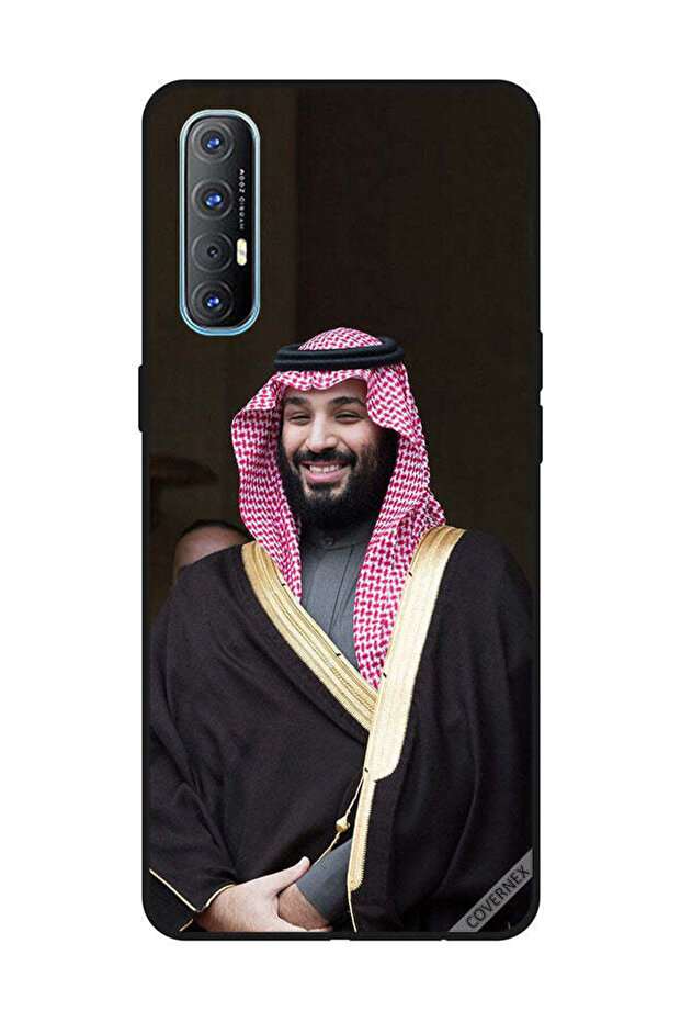 غطاء حماية لهاتف أوبو رينو 3 برو محمد بن سلمان مبتسمًا