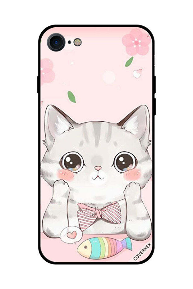غطاء حماية لهاتف iPhone SE 2020 - سمكة قطة