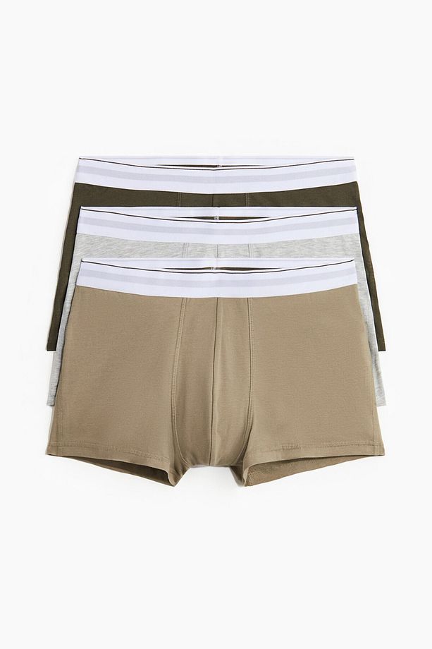 3'lü Kısa Paça Boxer Şort Lycra® - 3