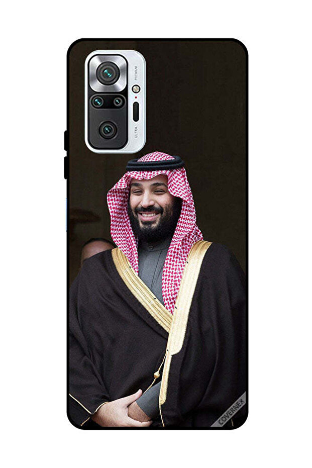 غطاء حماية لهاتف شاومي ريدمي نوت 10 برو 4G محمد بن سلمان مبتسمًا