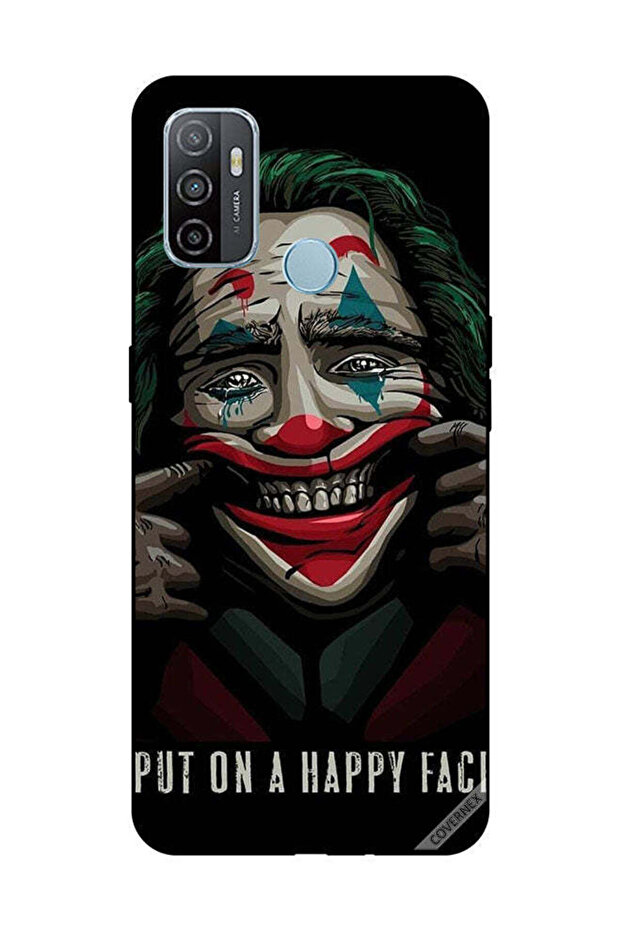 غطاء حماية لهاتف OPPO A53/A53S بوجه سعيد