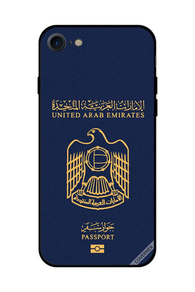 غطاء حماية لهاتف iPhone SE 2020 جواز سفر الإمارات 2