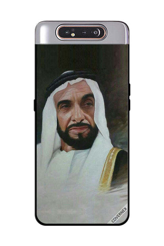 غطاء حماية لهاتف سامسونج جالاكسي A80 - الشيخ زايد
