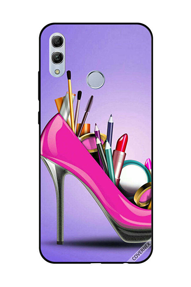غطاء حماية لهاتف Honor 10 Lite حذاء مع مكياج