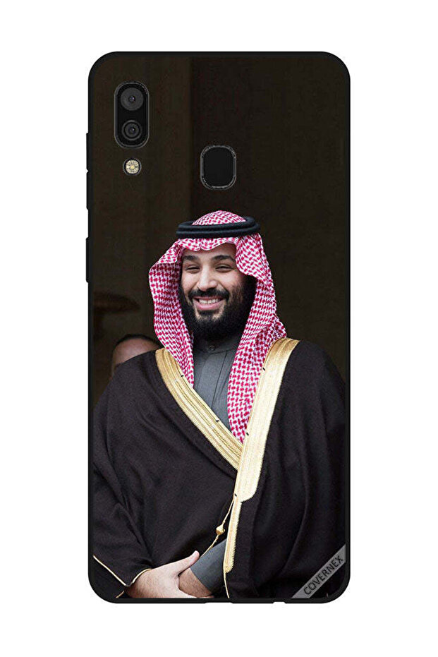 غطاء حماية لهاتف سامسونج جالكسي A30 محمد بن سلمان مبتسمًا