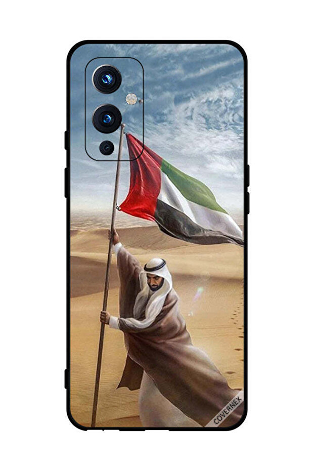 غطاء حماية لهاتف OnePlus 9 - علم الإمارات العربية المتحدة - زايد