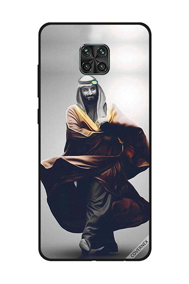 غطاء حماية لهاتف شاومي ريدمي نوت 9S/9 برو محمد بن سلمان يمشي