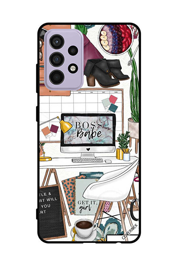 غطاء حماية لهاتف سامسونج جالاكسي A52s 5G Boss Babe