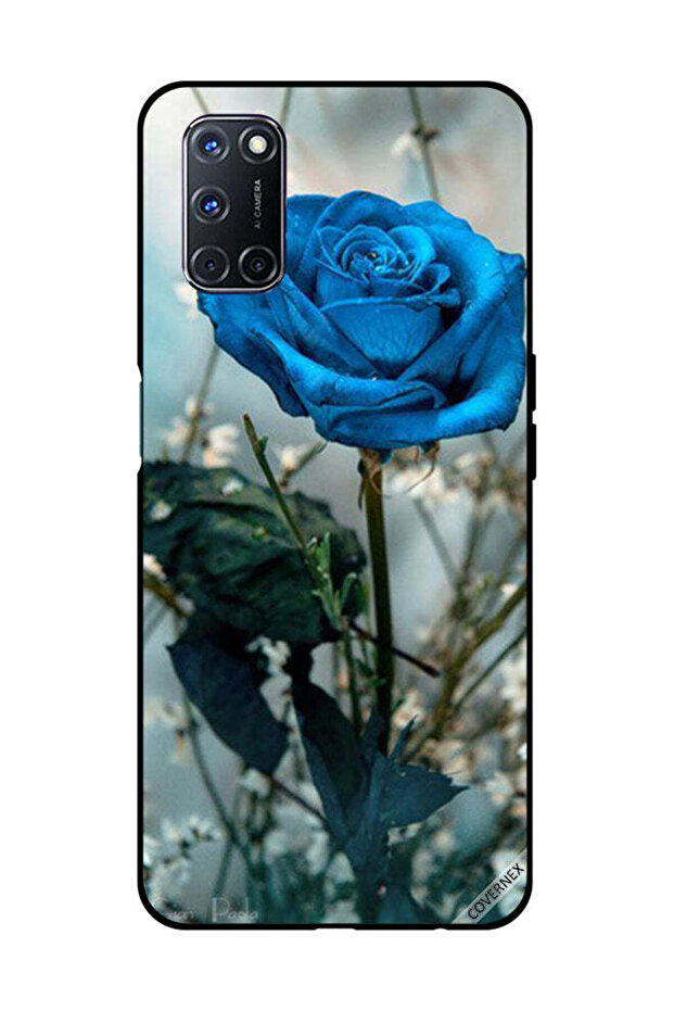 غطاء حماية لهاتف OPPO A52/A72/A92 - وردي مسائي
