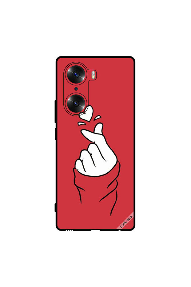 غطاء حماية لهاتف Honor 60 Snap Love أحمر