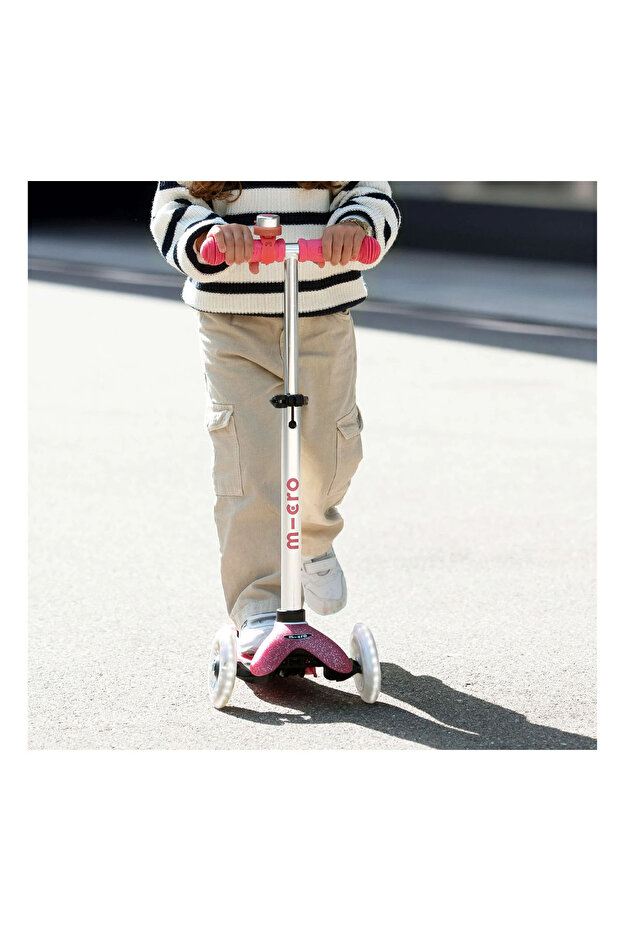 Mini Deluxe Fairy Glitter LED Pink - 6