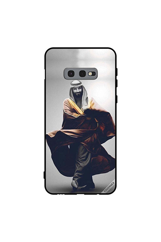 غطاء حماية لهاتف سامسونج جالكسي S10e محمد بن سلمان يمشي