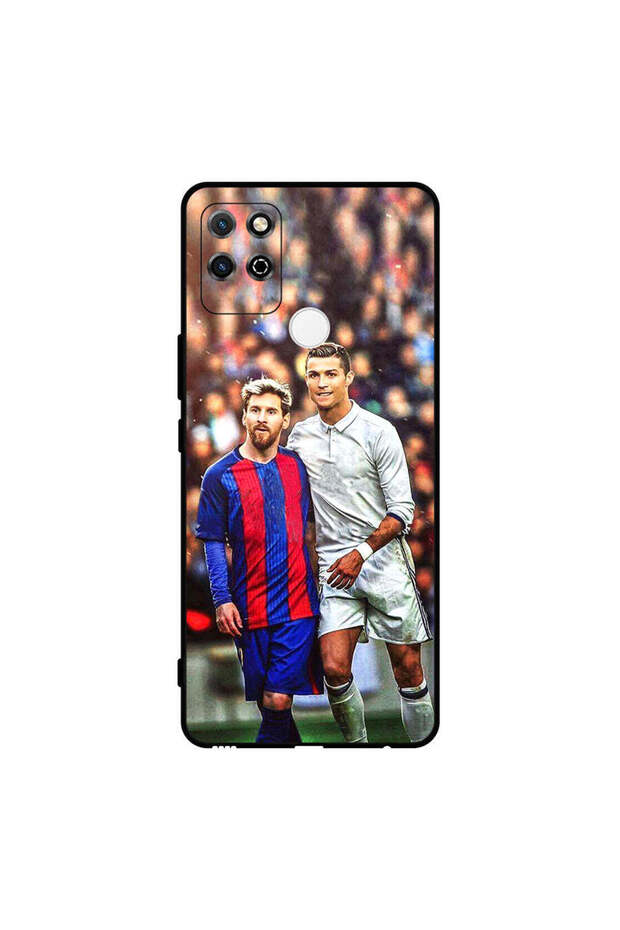 غطاء حماية لهاتف Honor Play 5T ميسي ورونالدو