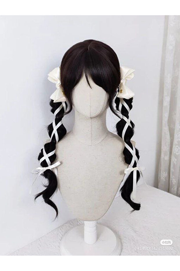 Set of 2 White Color Satin Bow Model Women's Buckle