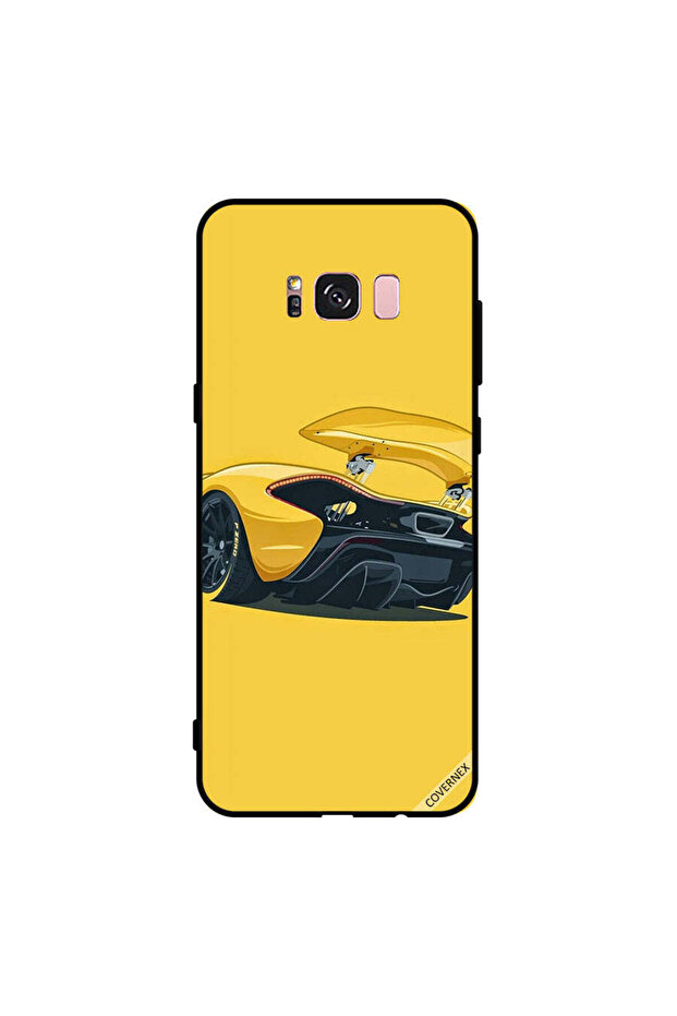 غطاء حماية لهاتف سامسونج جالاكسي S8+ أصفر P Zero