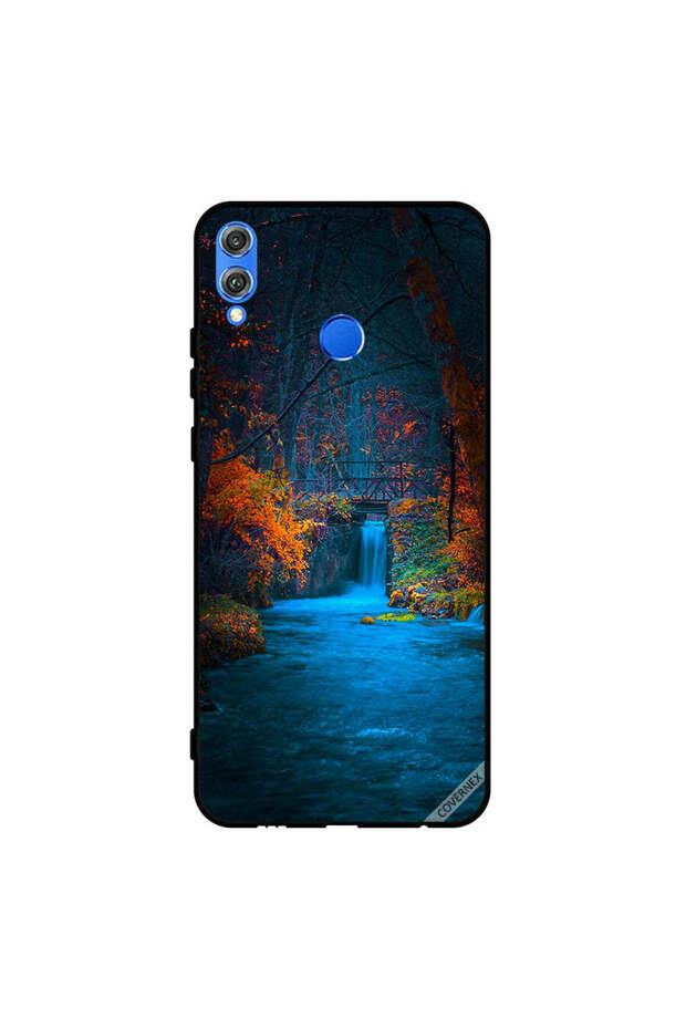 غطاء حماية لهاتف Honor 8X - شلال أزرق