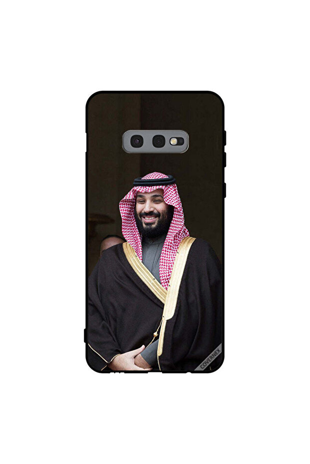 غطاء حماية لهاتف سامسونج جالكسي S10e محمد بن سلمان مبتسمًا