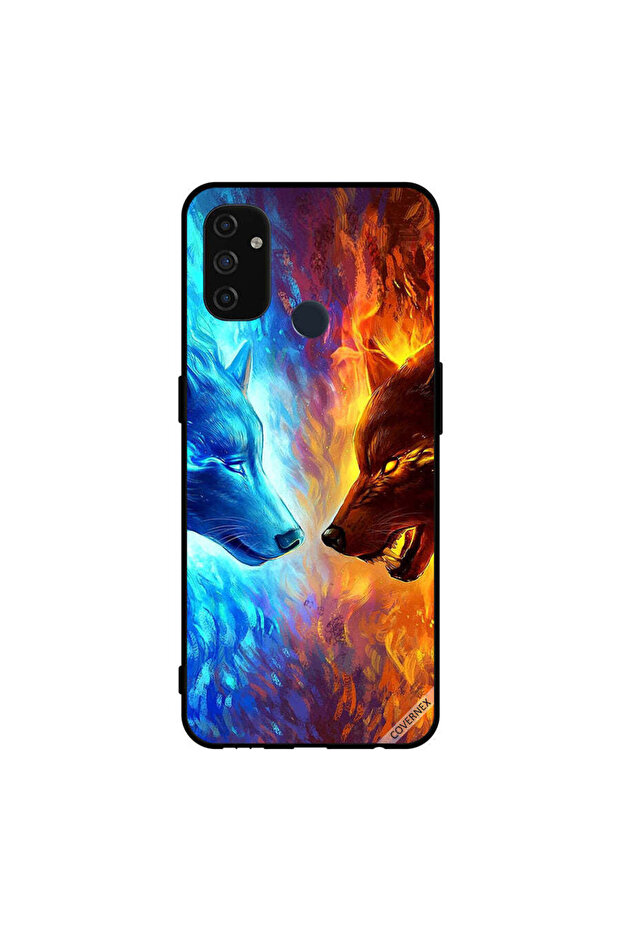 غطاء حماية لهاتف Oneplus Nord N100 - ذئب الماء والنار