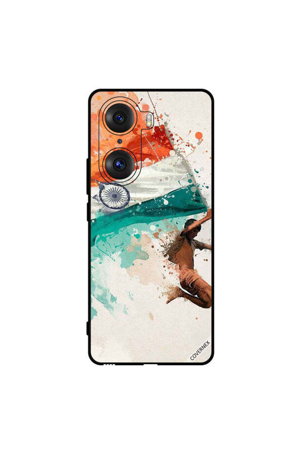 غطاء حماية لهاتف Honor 60 Pro يحمل علم الهند أثناء الطيران