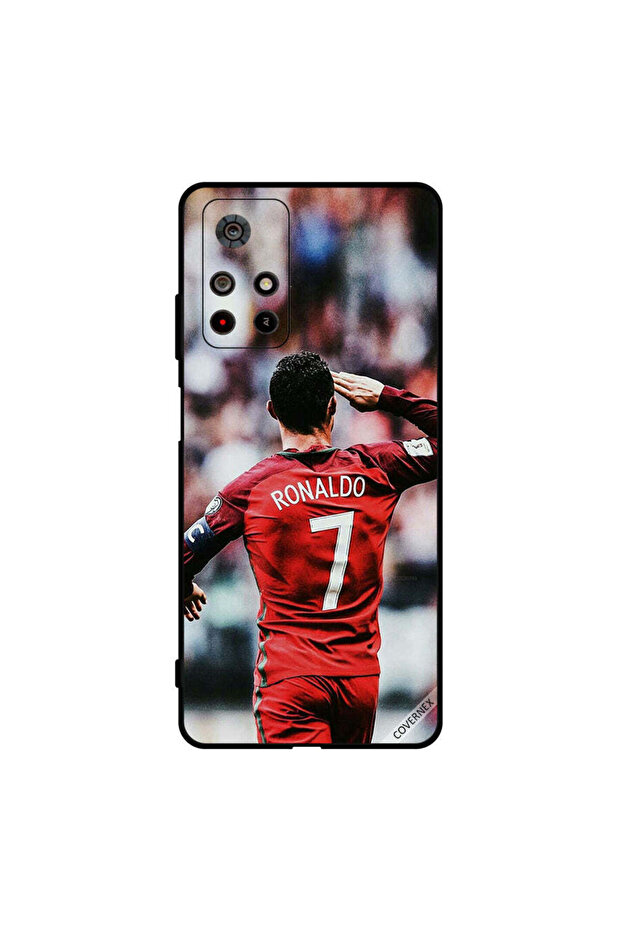 غطاء حماية لهاتف Poco M4 Pro رونالدو تحية للجمهور