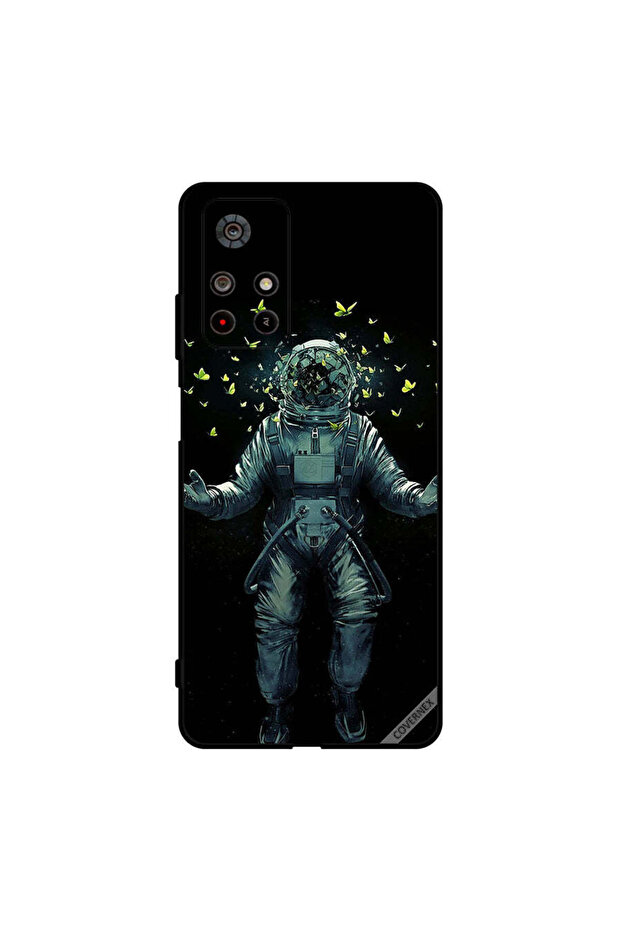 غطاء حماية لهاتف Poco M4 Pro - غواص وفراشات