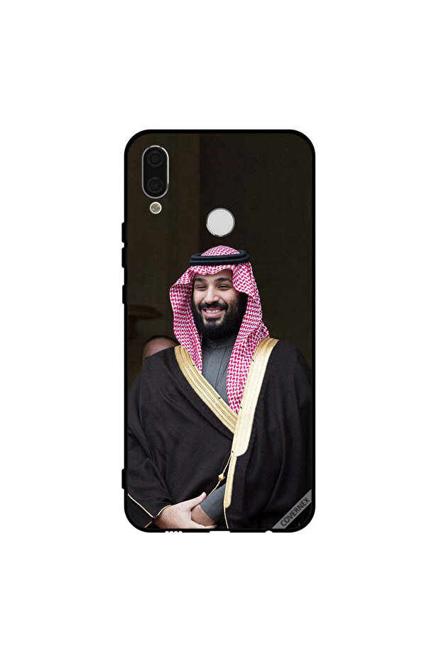 غطاء حماية لهاتف هواوي نوفا 3e محمد بن سلمان مبتسمًا