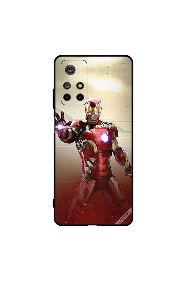 غطاء حماية لهاتف Poco M4 Pro Iron Man Defense