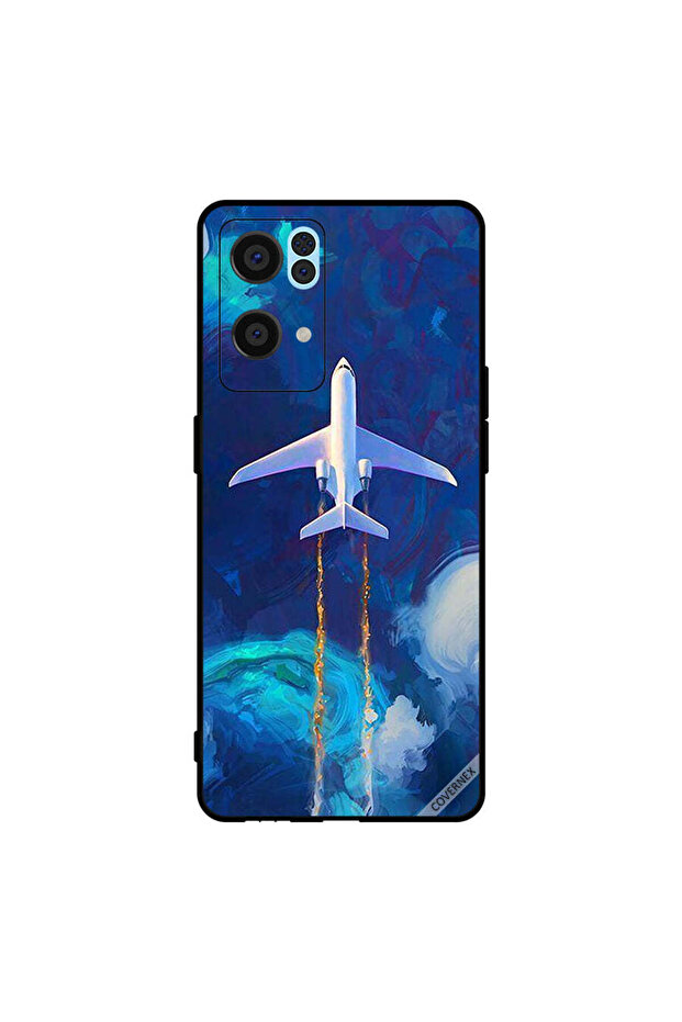 غطاء حماية لهاتف Oppo Reno7 Pro 5G - طائرة تحلق