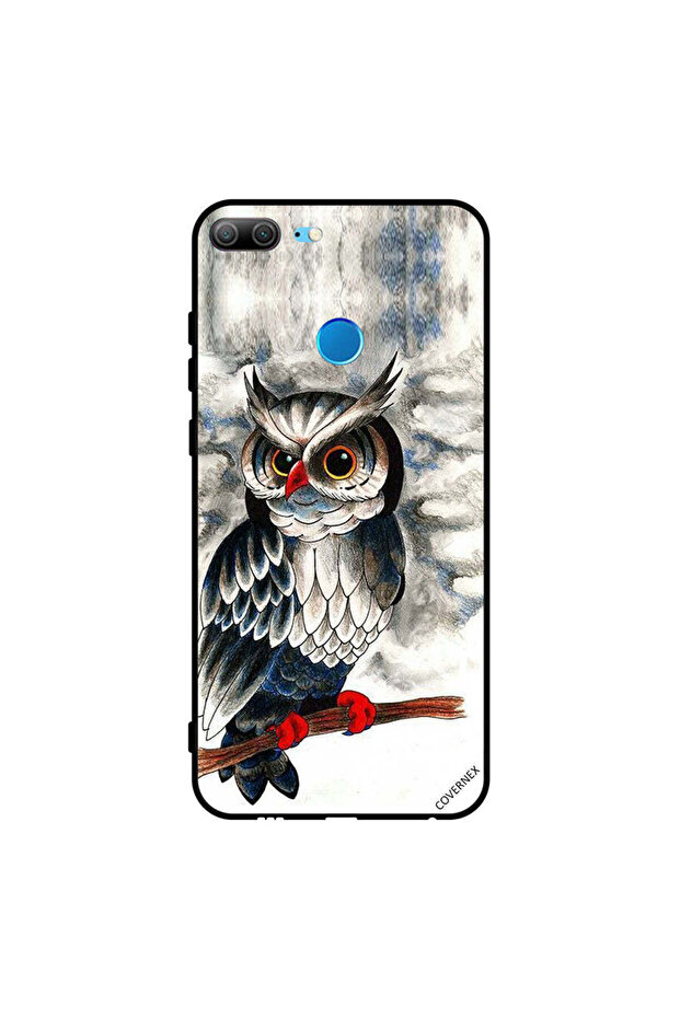 غطاء حماية لهاتف Honor 9 Lite برسومات بومة