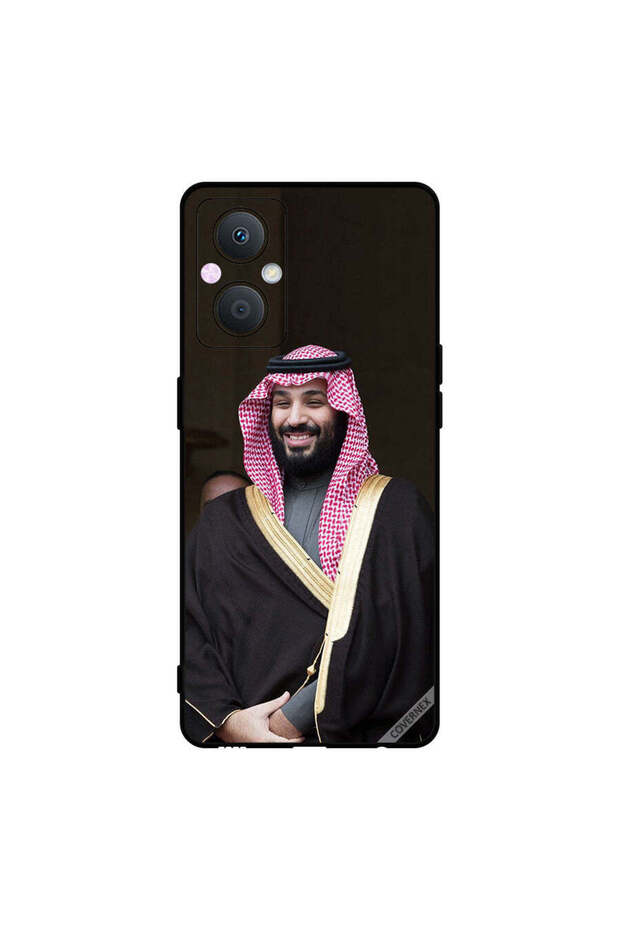 غطاء حماية لهاتف أوبو A96 محمد بن سلمان مبتسمًا