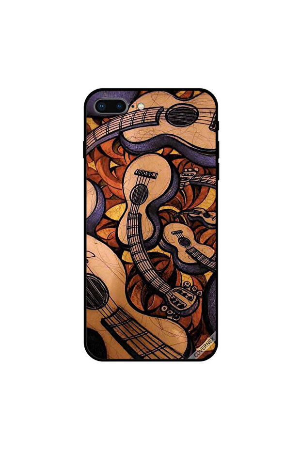 غطاء حماية لجهاز iPhone 7 Plus بنمط جيتار - 1
