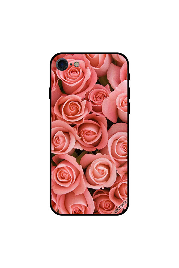 غطاء حماية لجهاز iPhone 7 بنقشة زهور الخوخ الصغيرة