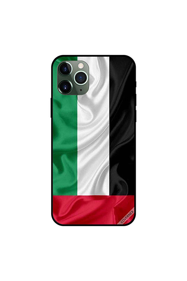 غطاء حماية لجهاز iPhone 11 Pro Max بعلم الإمارات العربية المتحدة